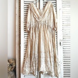 Magnolia Pearl European Cotton dress small delicate print, NWOT